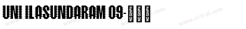Uni IlaSundaram 09字体转换